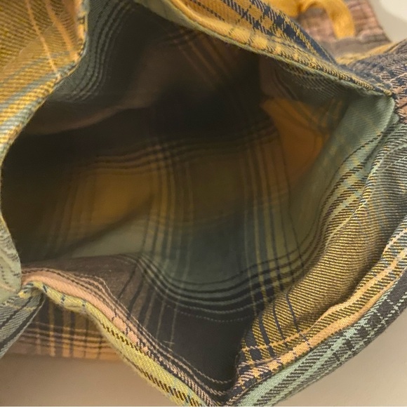 RVCA Medium Yellow Blue Pink Plaid Shorts - Picture 5 of 15